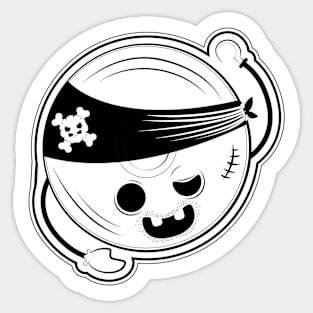 Pirate CD Sticker